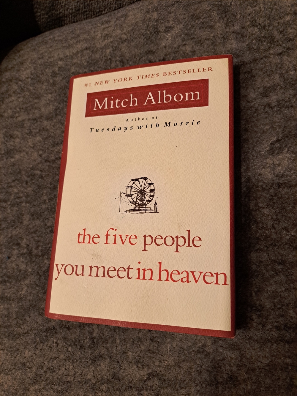 'The Five People You Meet in Heaven' Hardcover Book